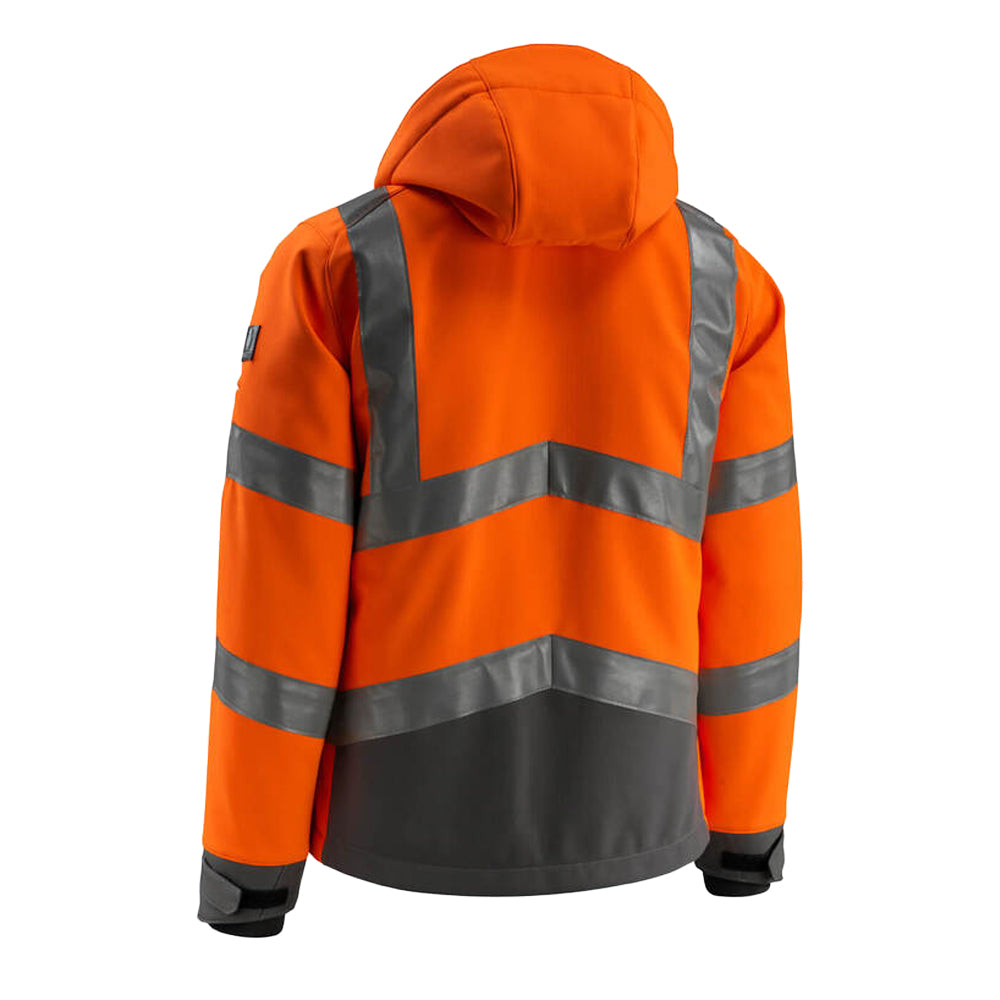 Hi Vis Orange-Dark Anthracite - Back - Mascot Mens Safe Supreme Blackpool Hi-Vis Jacket