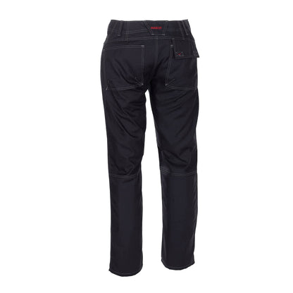 Black - Back - Mascot Mens Frontline Work Trousers