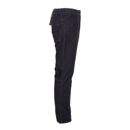 Black - Side - Mascot Mens Frontline Work Trousers