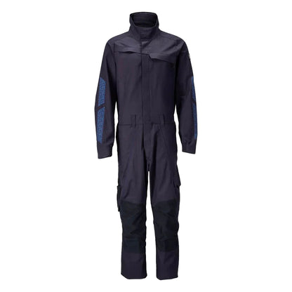 Dark Navy - Front - Mascot Mens Accelerate Knee Pad Pockets Boiler Suit