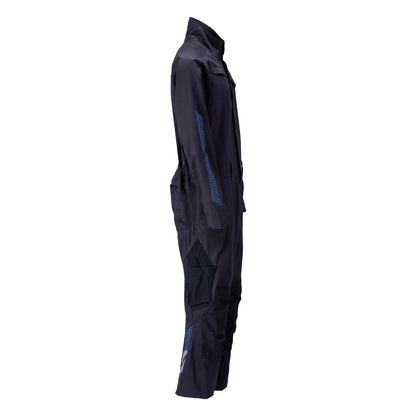 Dark Navy - Side - Mascot Mens Accelerate Knee Pad Pockets Boiler Suit