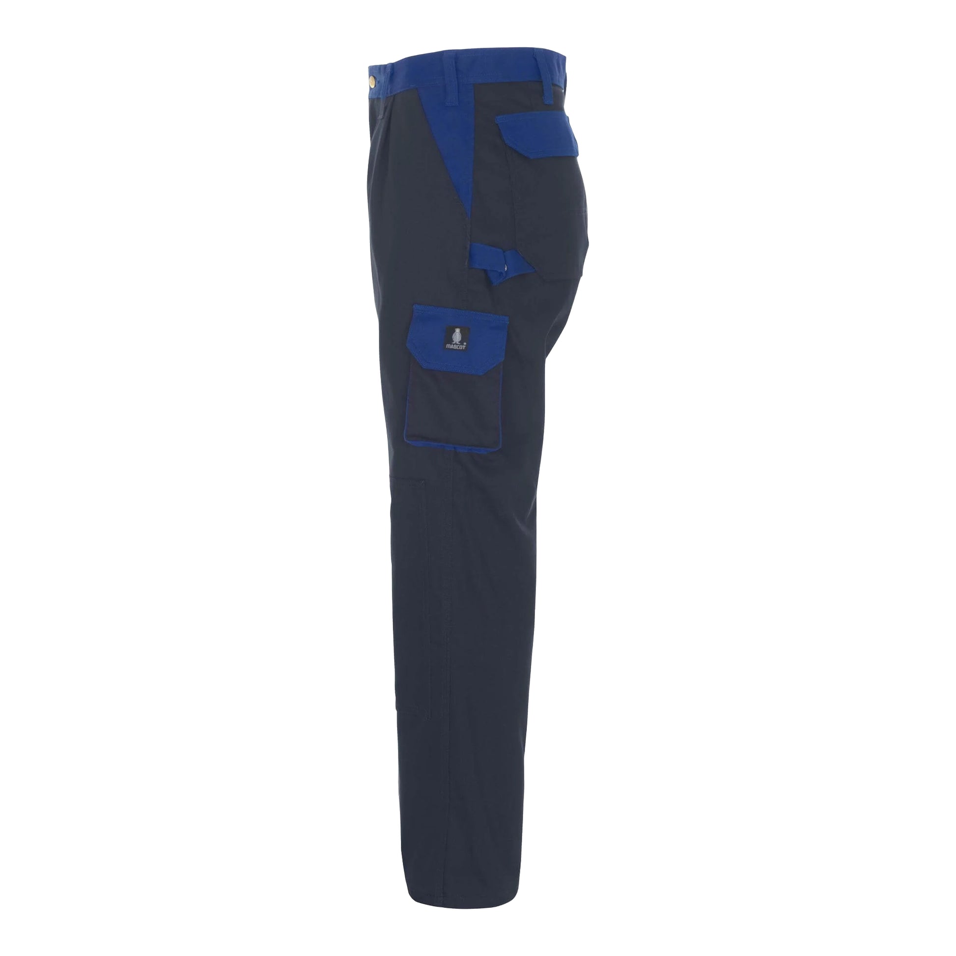 Navy-Royal Blue - Back - Mascot Mens Image Knee Pad Pockets Work Trousers