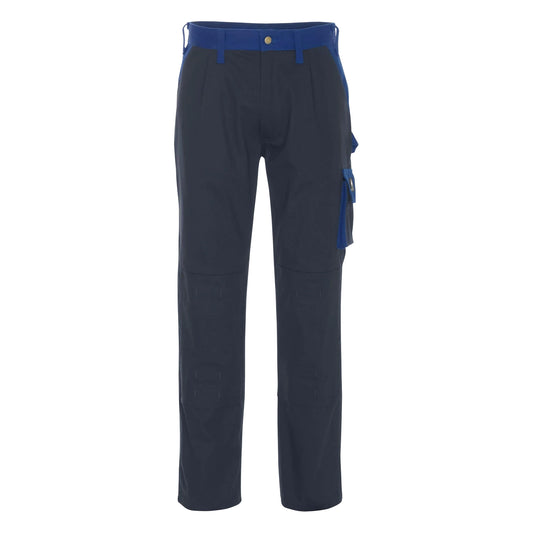 Navy-Royal Blue - Front - Mascot Mens Image Knee Pad Pockets Work Trousers