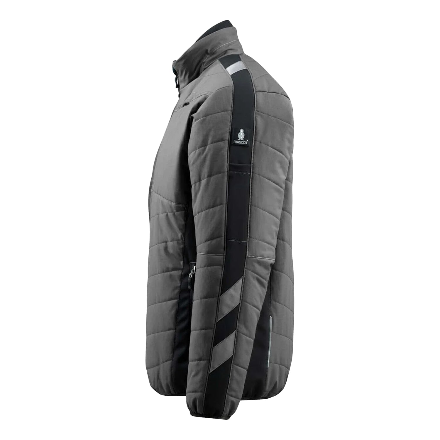 Dark Anthracite-Black - Back - Mascot Unisex Adult Unique Erding Thermal Jacket