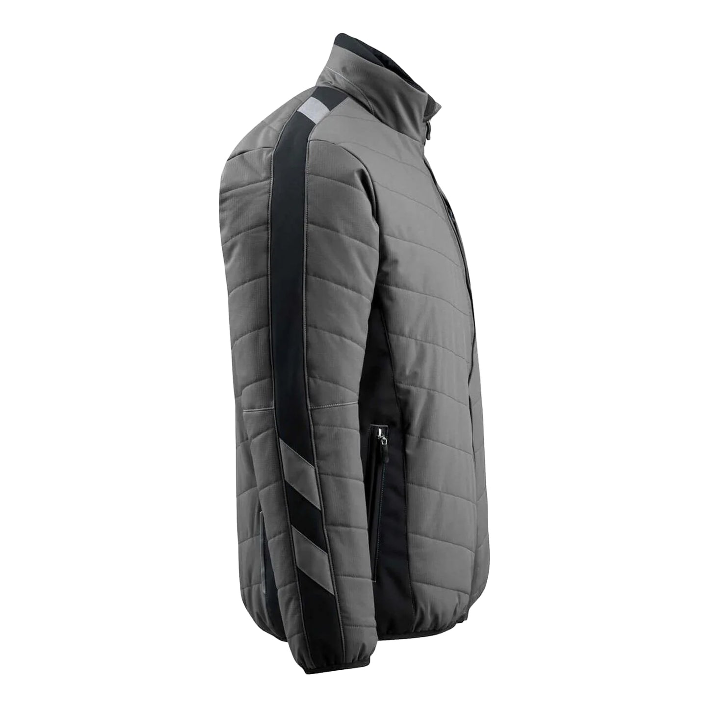 Dark Anthracite-Black - Side - Mascot Unisex Adult Unique Erding Thermal Jacket
