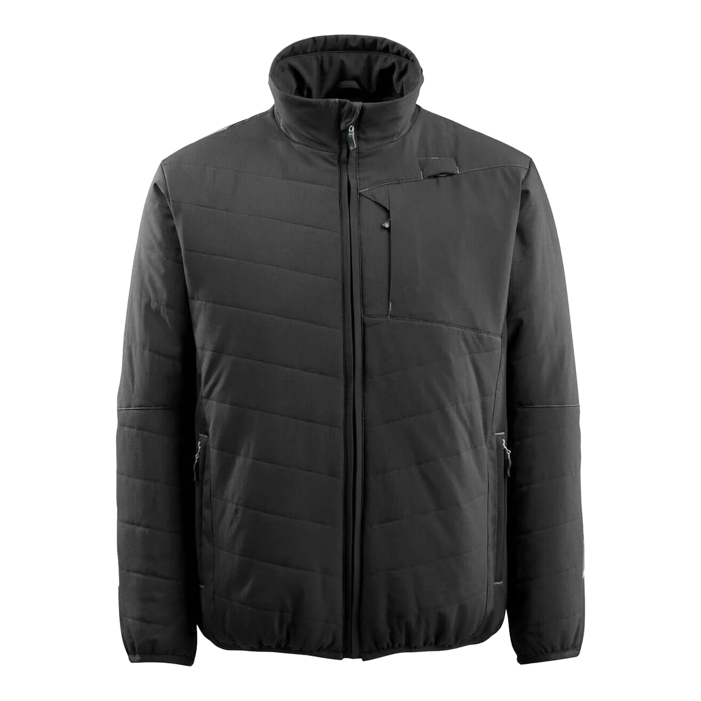 Black - Front - Mascot Unisex Adult Unique Erding Thermal Jacket
