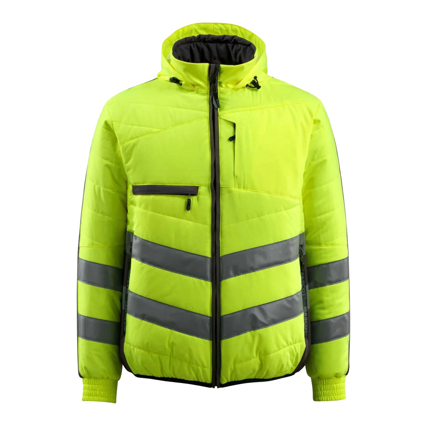 Hi Vis Yellow-Black - Front - Mascot Mens Safe Supreme Dartford Hi-Vis Jacket
