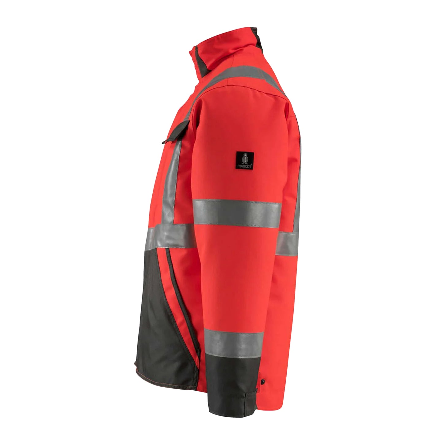 Hi Vis Red-Dark Anthracite - Back - Mascot Mens Safe Light Penrith Hi-Vis Jacket