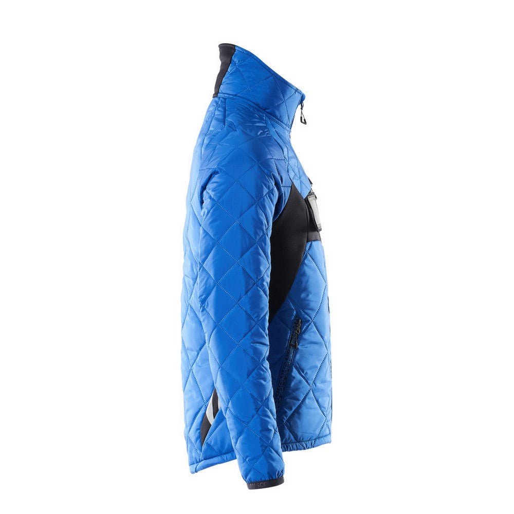 Azure Blue-Dark Navy - Side - Mascot Mens Accelerate Climascot Water Repellent Jacket