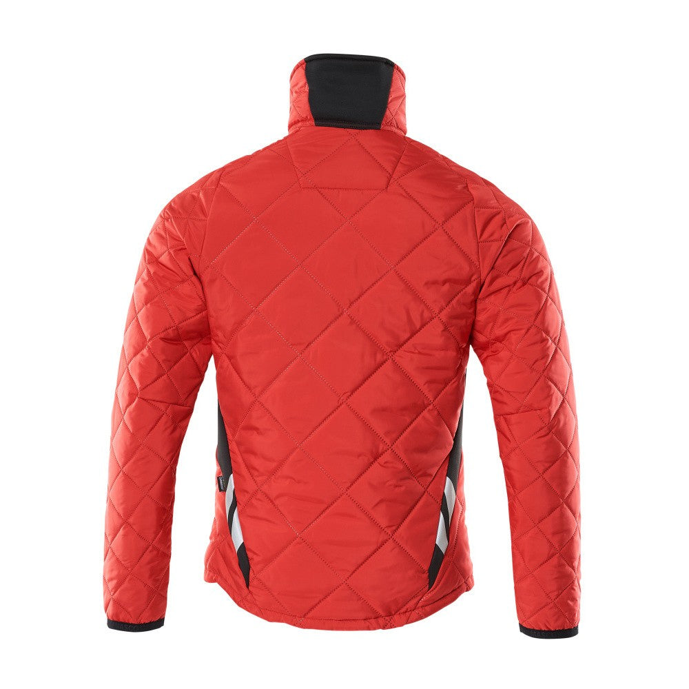 Traffic Red-Black - Back - Mascot Mens Accelerate Climascot Water Repellent Jacket