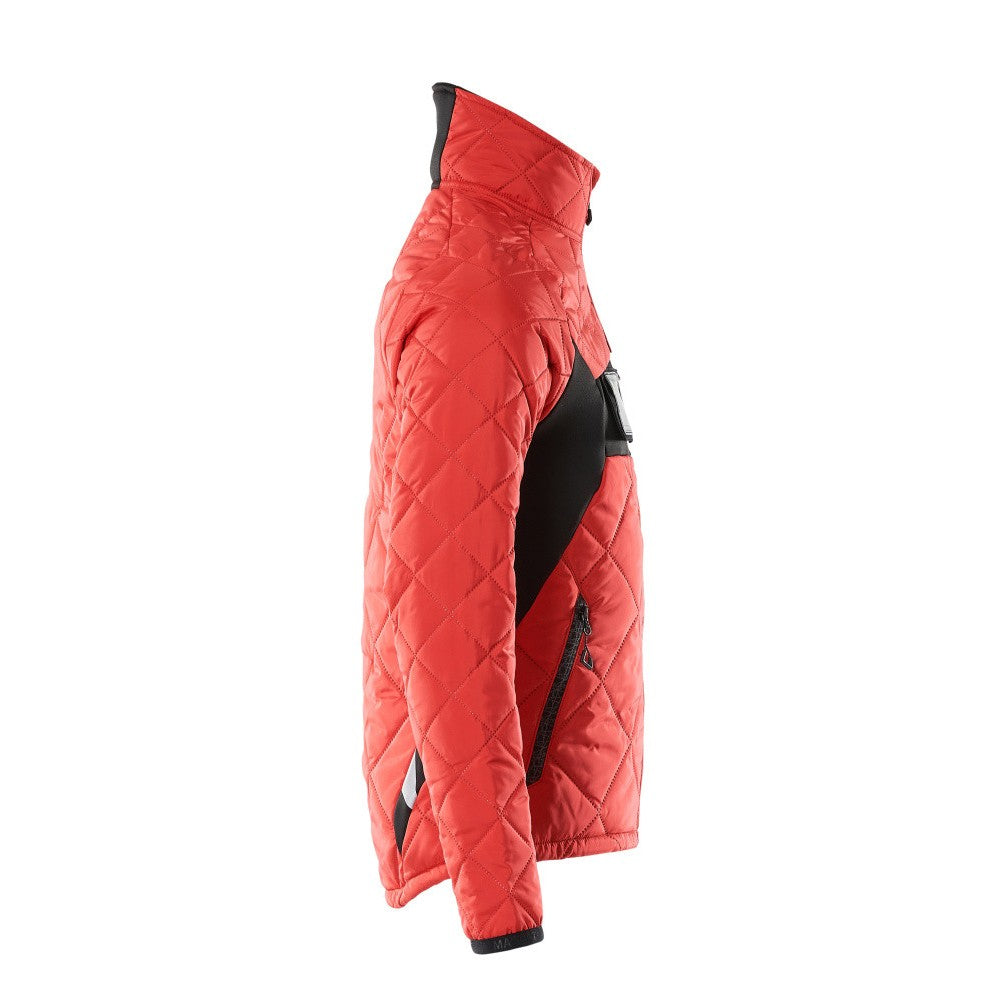 Traffic Red-Black - Side - Mascot Mens Accelerate Climascot Water Repellent Jacket