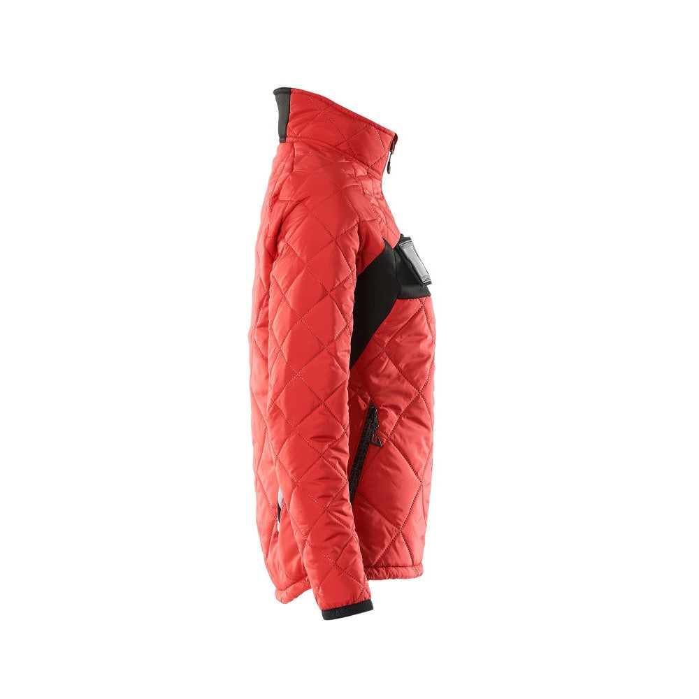 Traffic Red-Black - Side - Mascot Womens-Ladies Accelerate Climascot Water Repellent Jacket