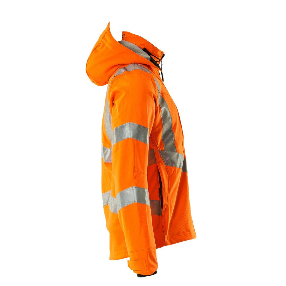 Hi Vis Orange - Side - Mascot Mens Safe Supreme Hi-Vis Jacket