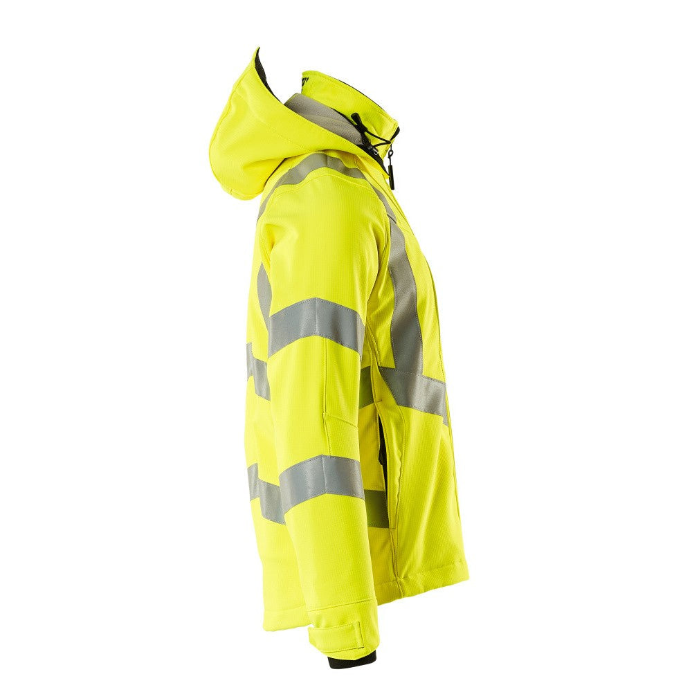Hi Vis Yellow - Side - Mascot Mens Safe Supreme Hi-Vis Jacket