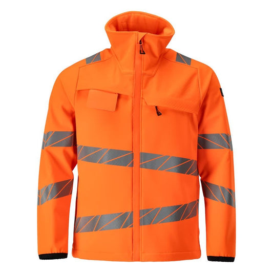 Hi Vis Orange - Front - Mascot Mens Accelerate Safe Hi-Vis Jacket