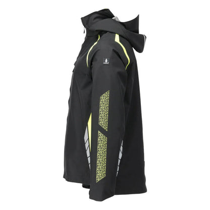 Black-Hi Vis Yellow - Side - Mascot Mens Accelerate Safe Shell Jacket