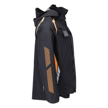 Dark Navy-Hi Vis Orange - Back - Mascot Mens Accelerate Safe Shell Jacket