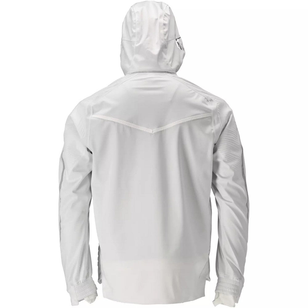 White - Back - Mascot Mens Customised Shell Jacket