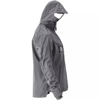 Stone Grey - Side - Mascot Mens Customised Shell Jacket