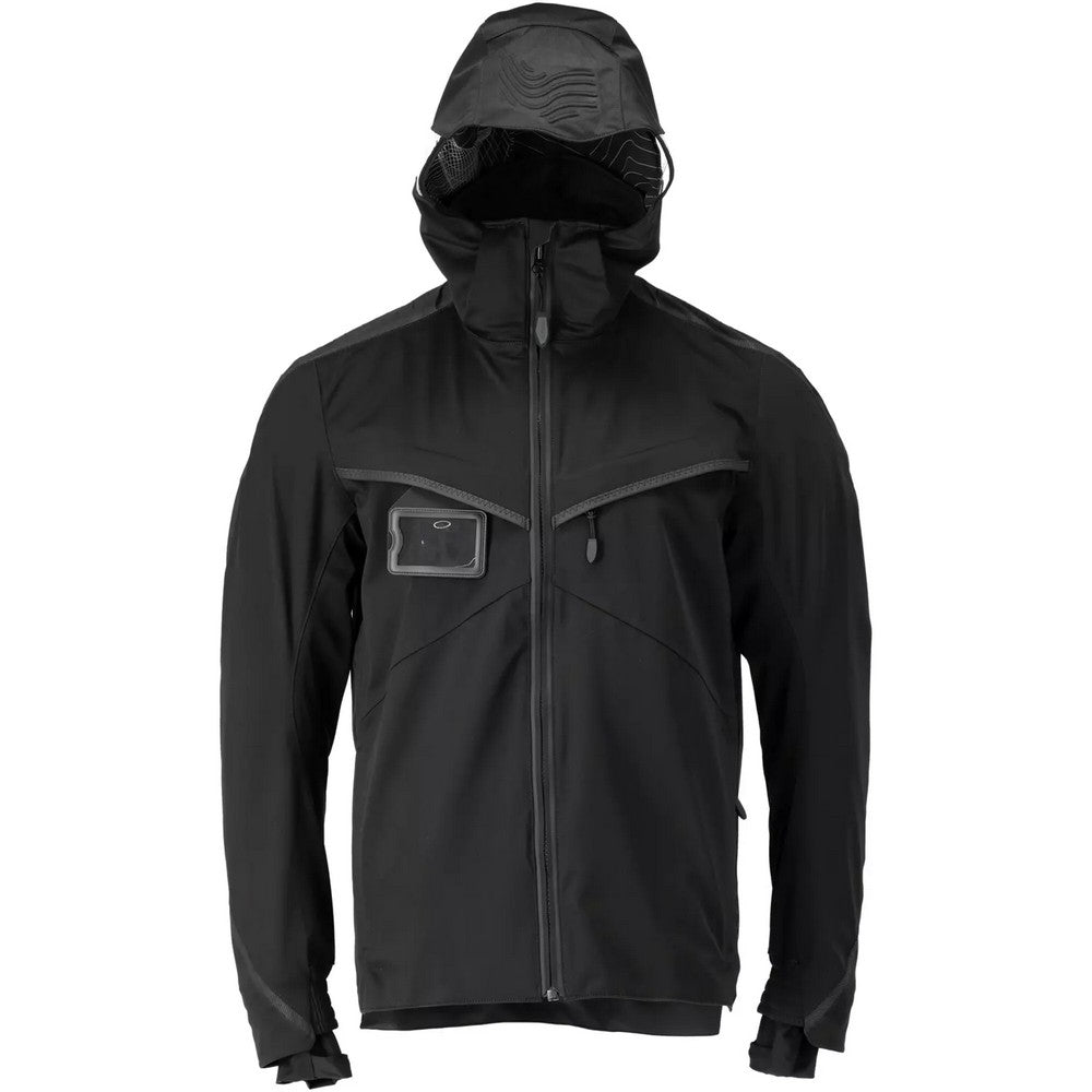 Black - Front - Mascot Mens Customised Shell Jacket