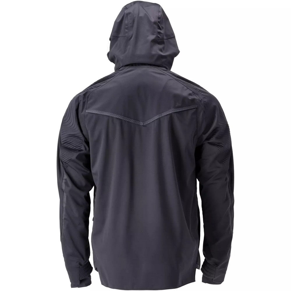 Dark Navy - Back - Mascot Mens Customised Shell Jacket