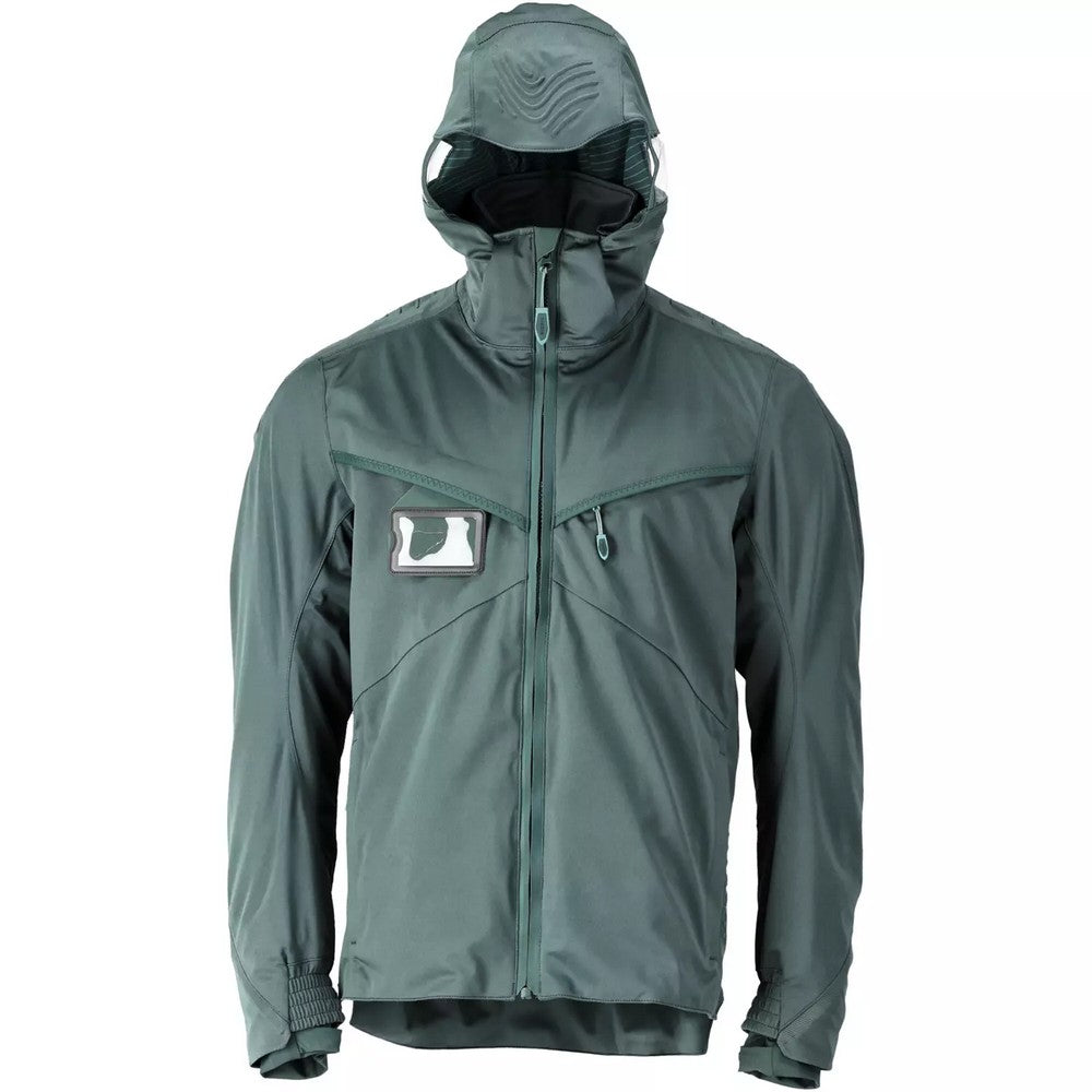 Forest Green - Front - Mascot Mens Customised Shell Jacket
