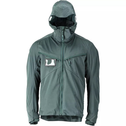 Forest Green - Front - Mascot Mens Customised Shell Jacket