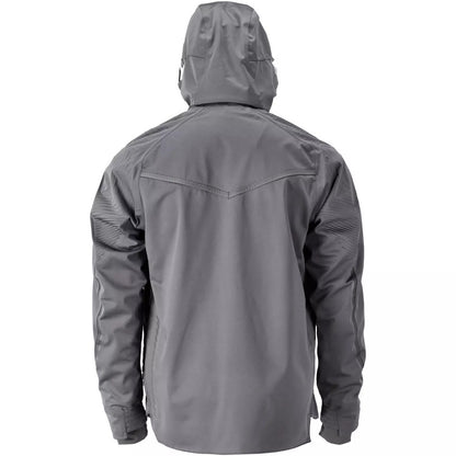 Stone Grey - Back - Mascot Mens Customised Shell Jacket