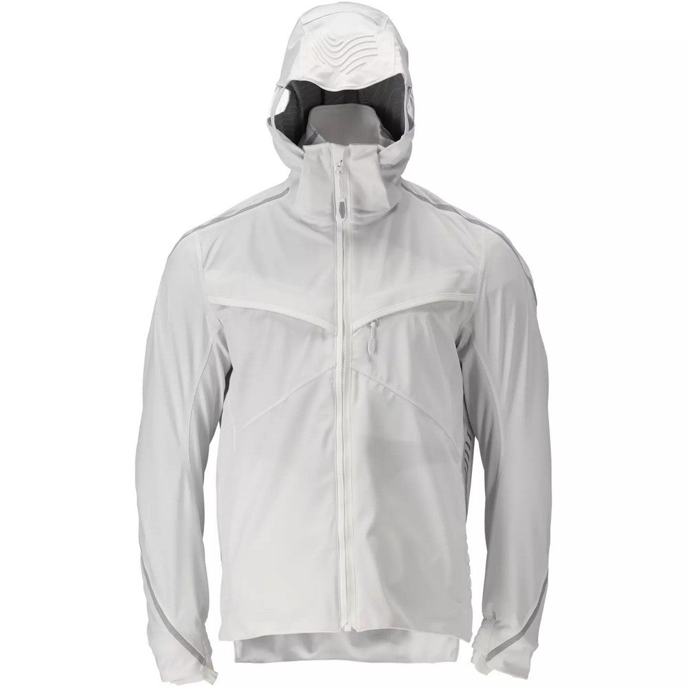 White - Front - Mascot Mens Customised Shell Jacket