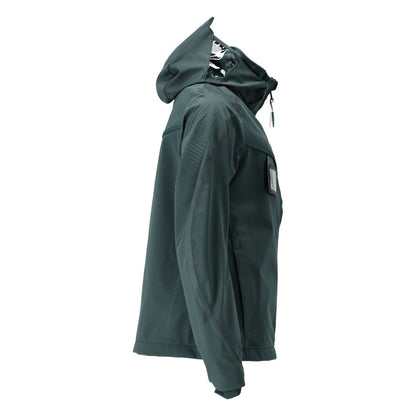 Forest Green - Side - Mascot Womens-Ladies Customised Shell Jacket