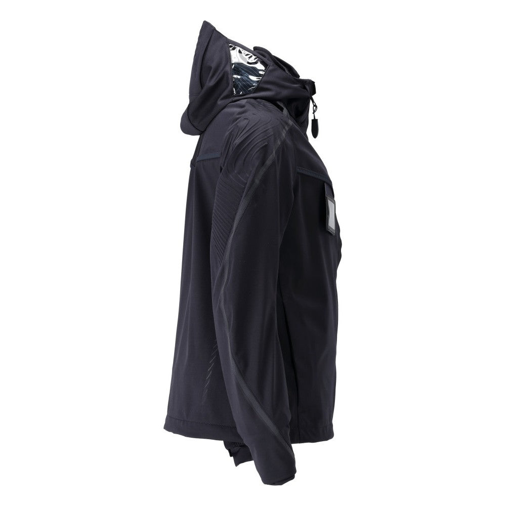 Dark Navy - Side - Mascot Womens-Ladies Customised Shell Jacket