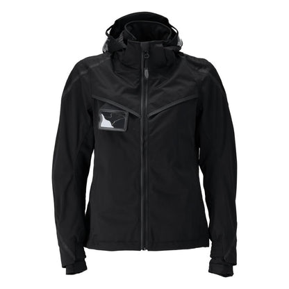 Black - Front - Mascot Womens-Ladies Customised Shell Jacket