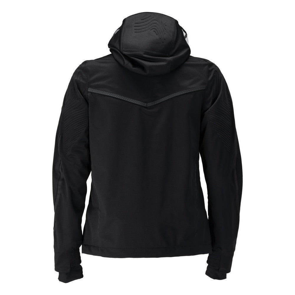 Black - Back - Mascot Womens-Ladies Customised Shell Jacket