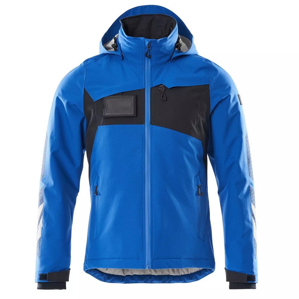 Azure Blue-Dark Navy - Front - Mascot Mens Accelerate Climascot Jacket