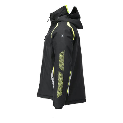 Black-Hi Vis Yellow - Side - Mascot Mens Accelerate Safe Jacket
