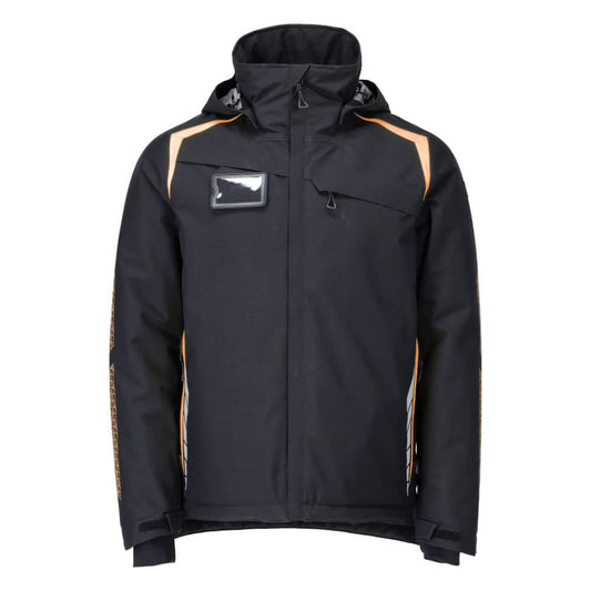 Dark Navy-Hi Vis Orange - Front - Mascot Mens Accelerate Safe Jacket