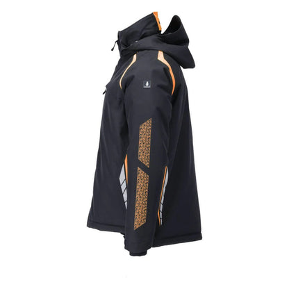 Dark Navy-Hi Vis Orange - Side - Mascot Mens Accelerate Safe Jacket