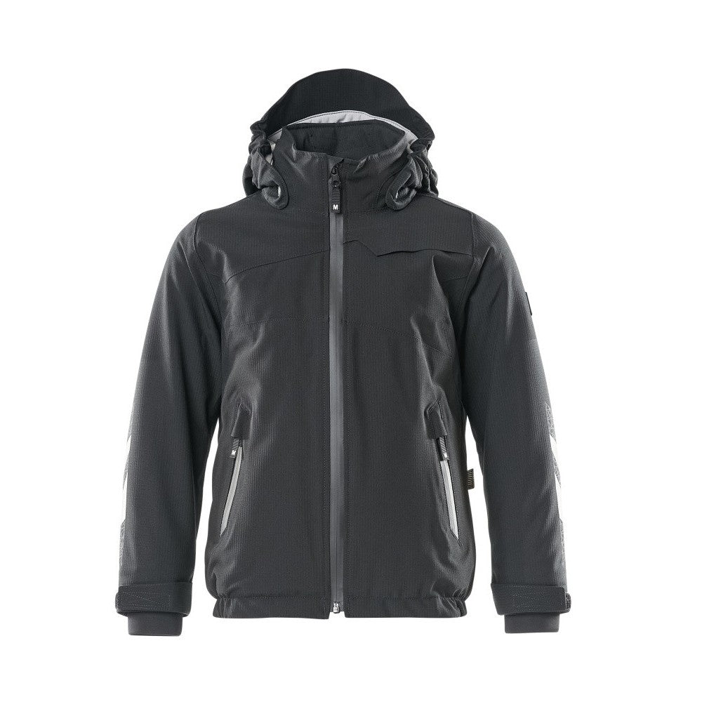 Black - Front - Mascot Childrens-Kids Accelerate Winter Waterproof Jacket