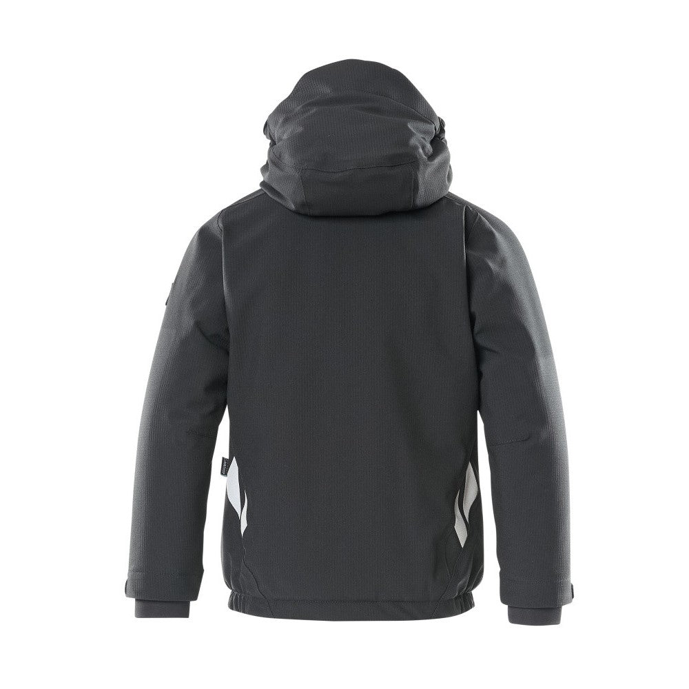Black - Back - Mascot Childrens-Kids Accelerate Winter Waterproof Jacket