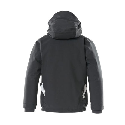 Black - Back - Mascot Childrens-Kids Accelerate Winter Waterproof Jacket