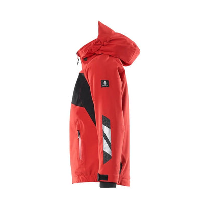 Traffic Red-Black - Side - Mascot Childrens-Kids Accelerate Winter Waterproof Jacket