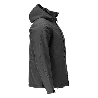 Black - Side - Mascot Mens Customised Polyester Winter Jacket