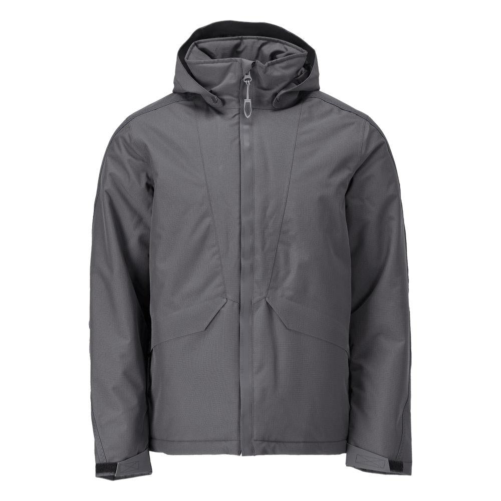 Stone Grey - Front - Mascot Mens Customised Polyester Winter Jacket