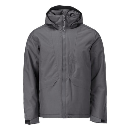 Stone Grey - Front - Mascot Mens Customised Polyester Winter Jacket
