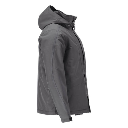 Stone Grey - Side - Mascot Mens Customised Polyester Winter Jacket