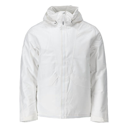 White - Front - Mascot Mens Customised Polyester Winter Jacket