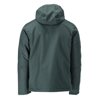 Forest Green - Back - Mascot Mens Customised Polyester Winter Jacket