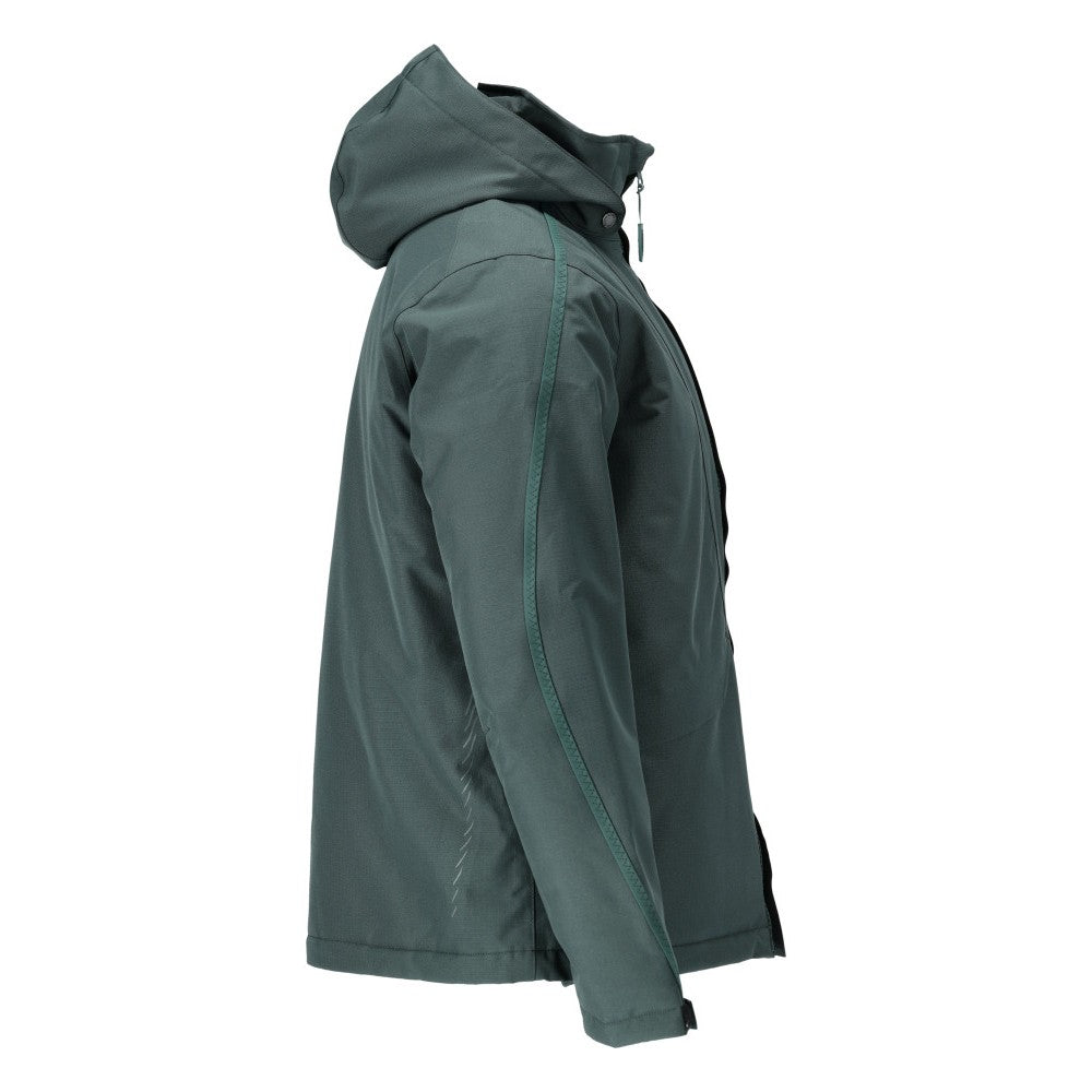 Forest Green - Side - Mascot Mens Customised Polyester Winter Jacket