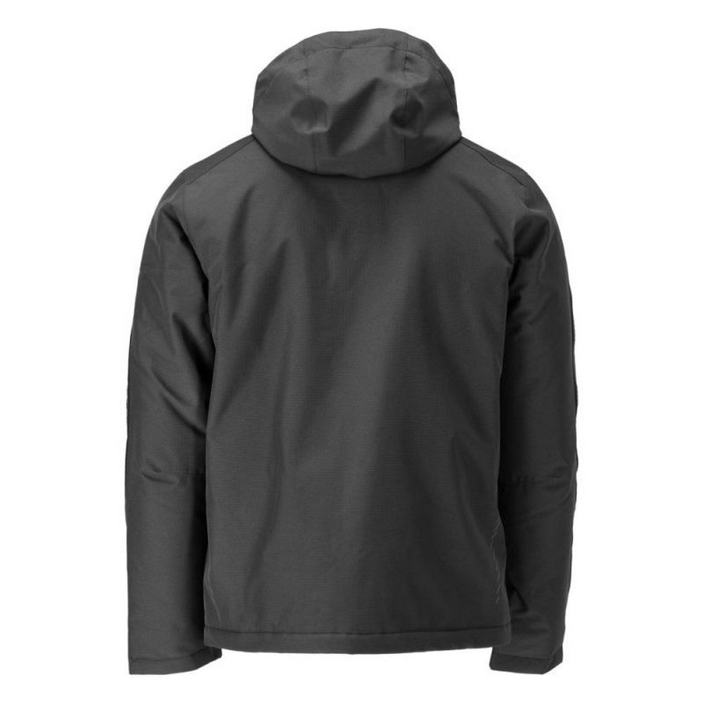 Black - Back - Mascot Mens Customised Polyester Winter Jacket