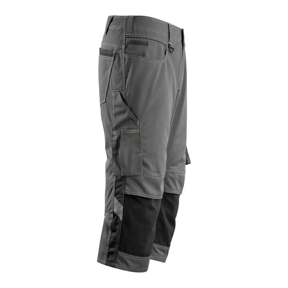 Dark Anthracite-Black - Back - Mascot Mens Unique Knee Pad Pockets Work Trousers